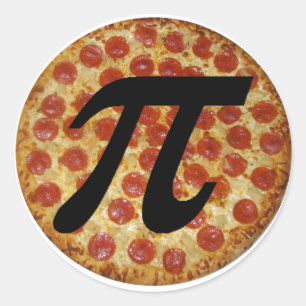 Sticker Rond Pizza PI