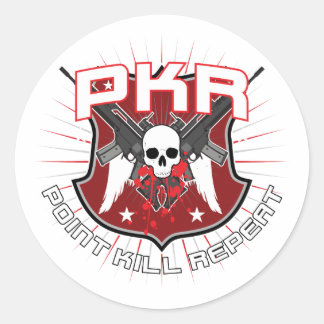 Sticker Rond PKR L'Autocollant