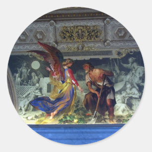 Sticker Rond Plafond au musée du Vatican à Rome