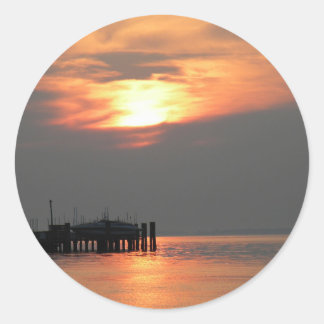 Sticker Rond Plage Betterton