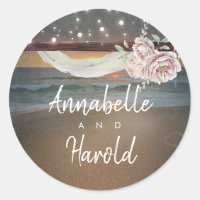 Plage coucher de soleil Romantique Mariage d'été