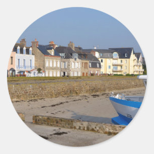 Sticker Rond Plage de Saint-Vaast-la-Hougue en France