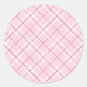 Sticker Rond Plaid de Light