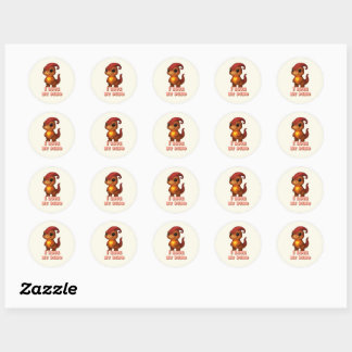 Sticker Rond Planche d'autocollants Dino - Édition Dino Kammli