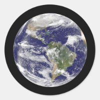 Planète Terre dans l'espace photographique Globe