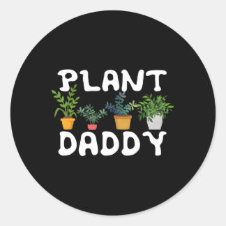 Sticker Rond Plante Daddy Landscag Jardinier