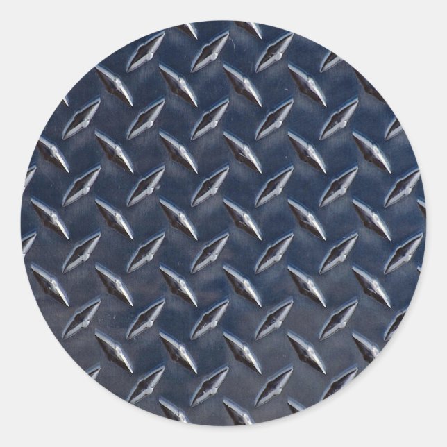 Sticker Rond Plaque de diamant Photo (Devant)