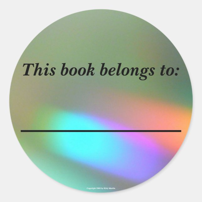 Sticker Rond Plaque de navigation Rainbow Phantoms (Devant)