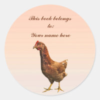 Plaque de vente de poulet rouge de Rhode Island