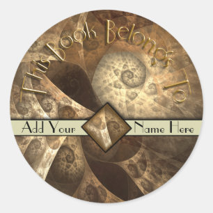 Sticker Rond Plaque friable cannelle et gingembre