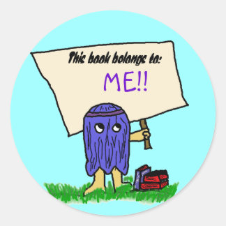 Sticker Rond Plaque Hippie Dippie Hippie