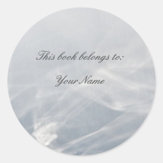 Sticker Rond Plaques Abstraites gris clair