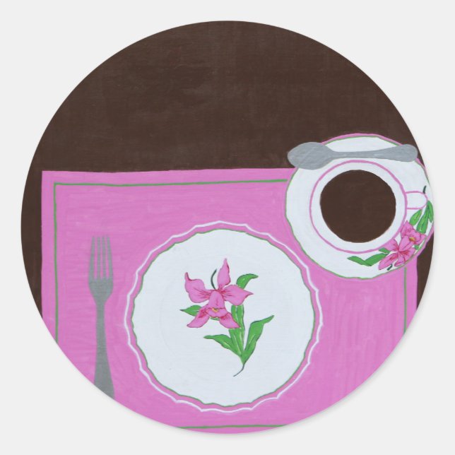 Sticker Rond "Plats de Dallmayr" (Devant)