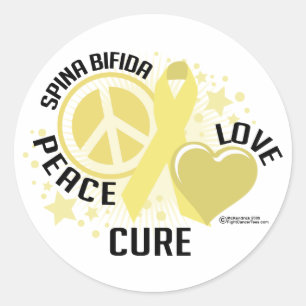 Sticker Rond PLC de spina bifida