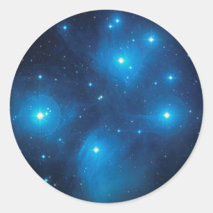 Sticker rond Pleiades