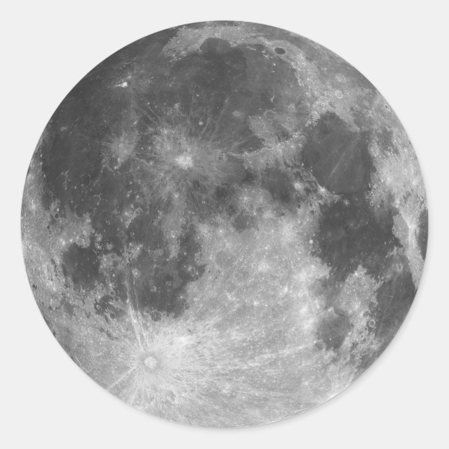 Sticker Rond Pleine lune (Devant)
