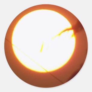 Sticker Rond Pleine lune envoûtante