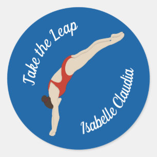 Sticker Rond Plongée