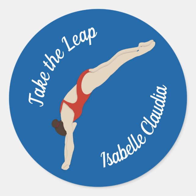 Sticker Rond Plongée (Devant)