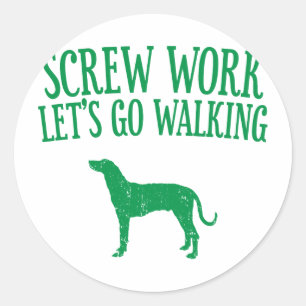 Sticker Rond Plott Hound