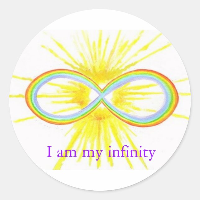 Sticker Rond plubowsheart (Devant)