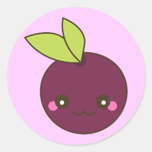 Sticker Rond Plum de sucre