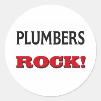 Sticker Rond Plumbers Rock