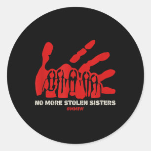 Sticker Rond Plus de sour volé Amer de sensibilisation à la mim