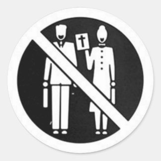 Sticker Rond Plus de témoins de Jéhovah