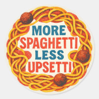 Plus Spaghetti moins Upsetti Funny Inspiration