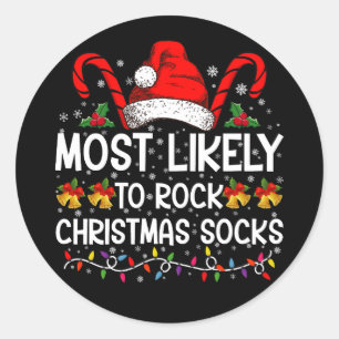Sticker Rond Plus susceptible de déchirer des chaussettes de No