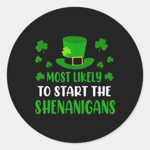Sticker Rond Plus susceptible de déclencher les Shenanigans drô