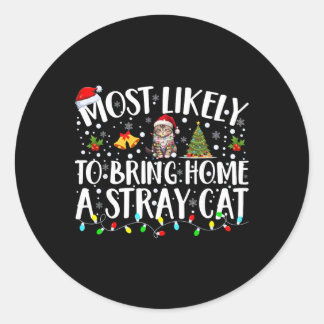 Sticker Rond Plus susceptible de ramener à la maison un chat er