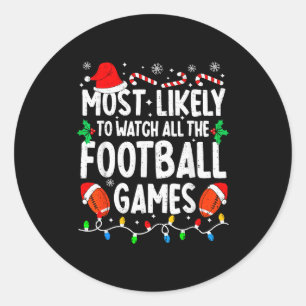 Sticker Rond Plus susceptible de regarder tous les matchs de fo