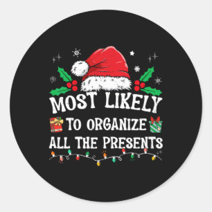 Sticker Rond Plus susceptible d'organiser tous les cadeaux de l