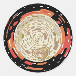 Sticker Rond Pluto 22'