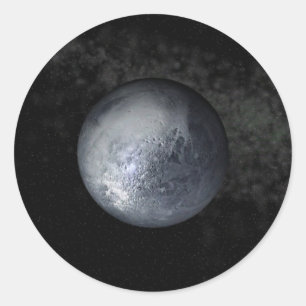 Sticker Rond Pluton