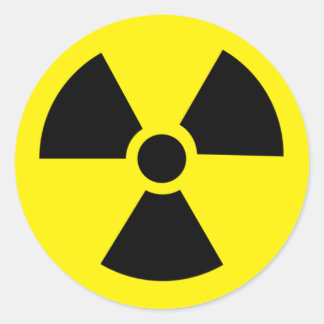 Sticker Rond plutonium - Élément radioactif transuranique