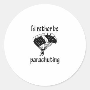 Sticker Rond Plutôt parachute