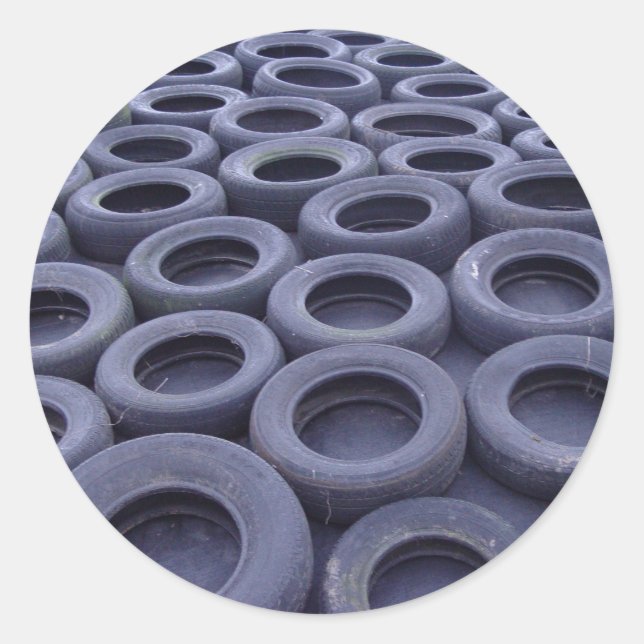 Sticker Rond Pneus de voiture (Devant)