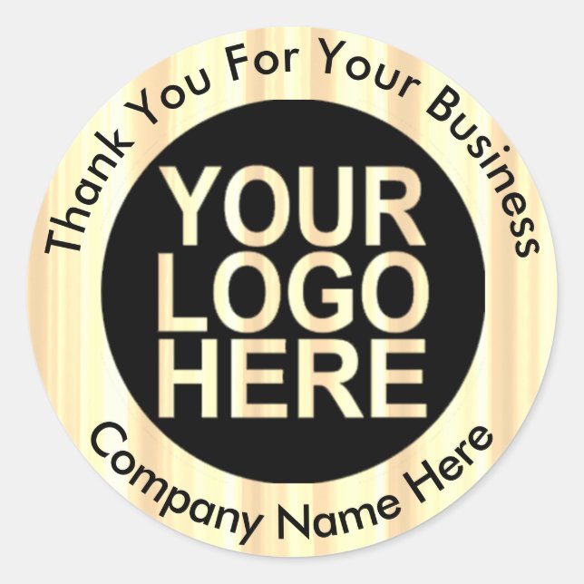 Sticker Rond Podium De Luxe Avec Logo Personnalisé Holographiqu (Devant)