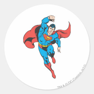 Sticker Rond Poing gauche Superman levé