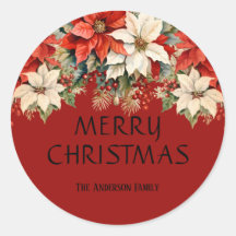 Poinsettias Joyeux Noël
