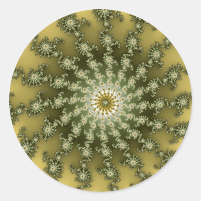 Sticker Rond Point central - Fractal (Devant)