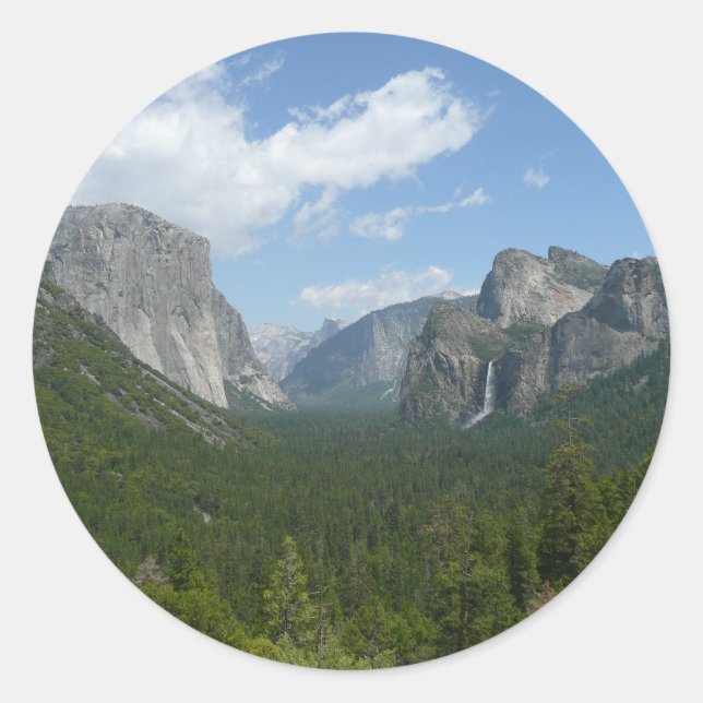 Sticker Rond Point d'inspiration dans le parc national de Yosem (Devant)