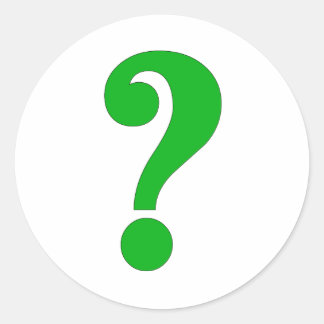 Sticker Rond Point d'interrogation