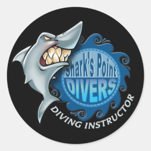 Sticker Rond Point du requin