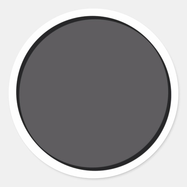 Sticker Rond Point gris foncé (Devant)