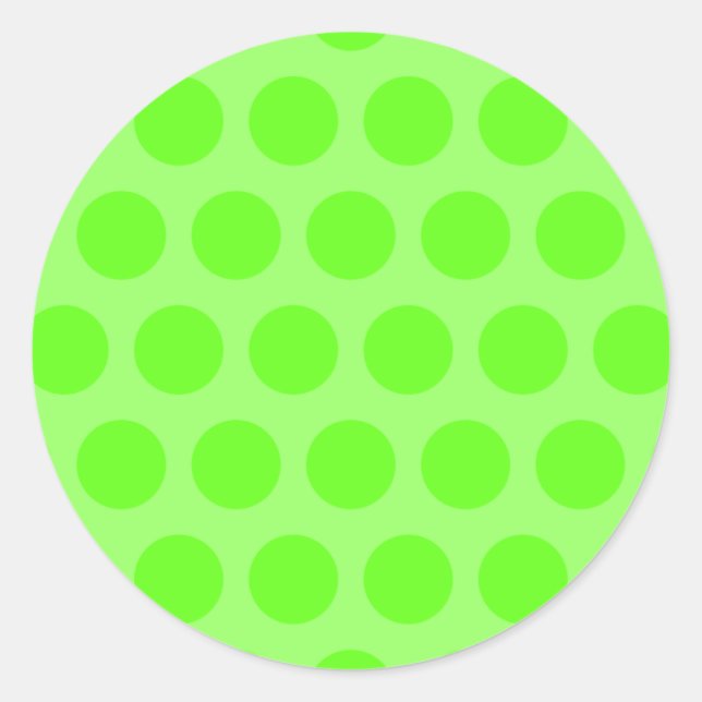 Sticker Rond Points de citron (Devant)