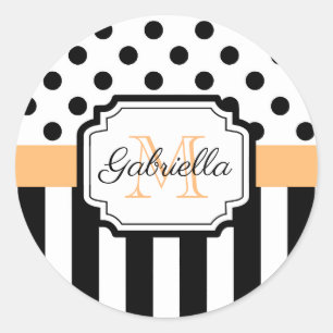 Sticker Rond Points et bandes
